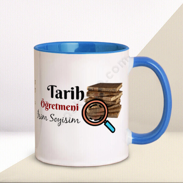 Tarih Öğretmeni Baskılı Kupa Bardak online tasarla