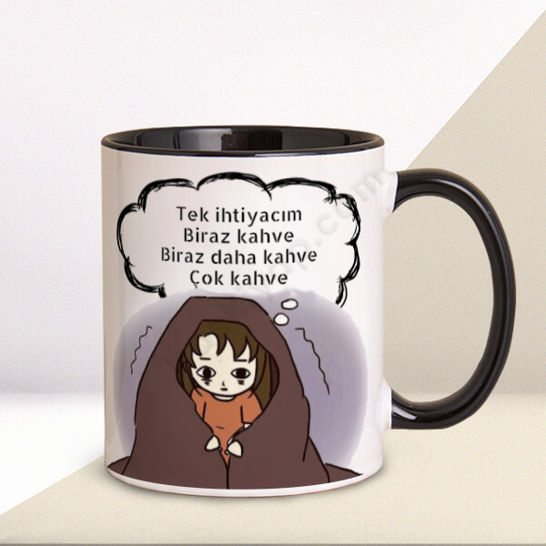 Tek İhtiyacım Tasarım Baskılı Kupa online tasarla
