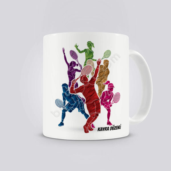 Tenis Tasarım 3 Kendin Tasarla Kupa Bardak online tasarla