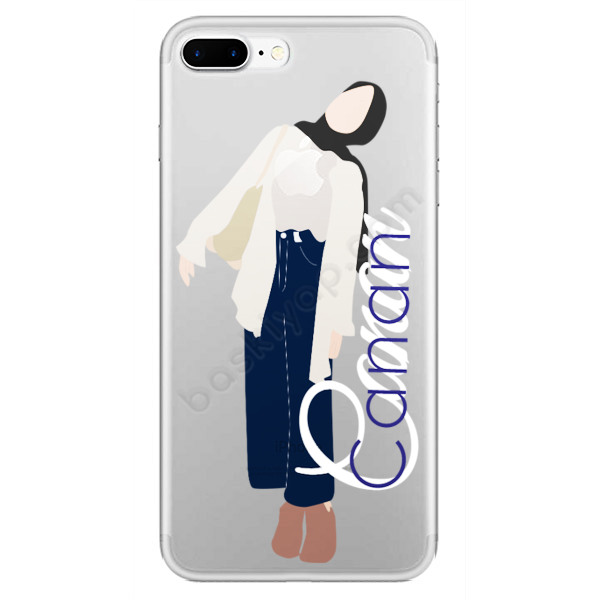 Tesettürlü Sevecen Kız Tasarımlı Iphone 7 Plus Kılıf online tasarla