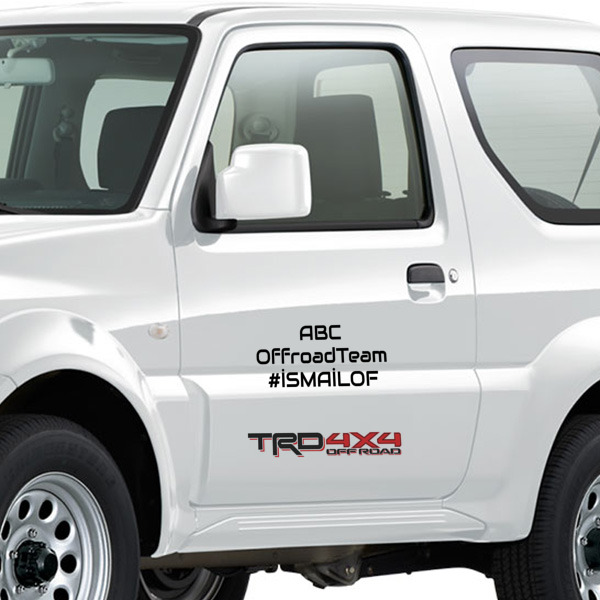 Trd 4X4 Offroad Sticker online tasarla