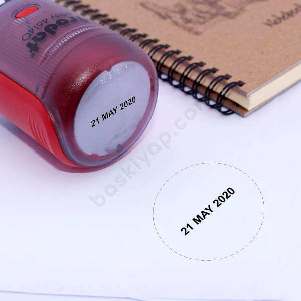 Trodat 46140 Yuvarlak Büyük Boy Firma Logolu İşlendi Kaşesi online tasarla