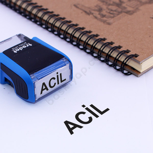 Trodat 4910 Acil Kaşesi online tasarla