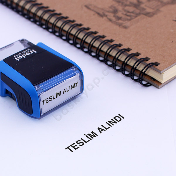 Trodat 4910 Teslim Alındı Kaşesi online tasarla