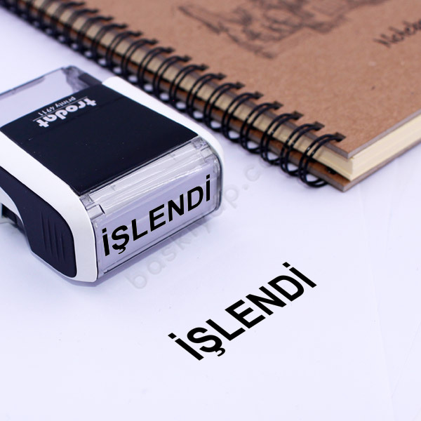 Trodat 4911 İşlendi Kaşesi online tasarla