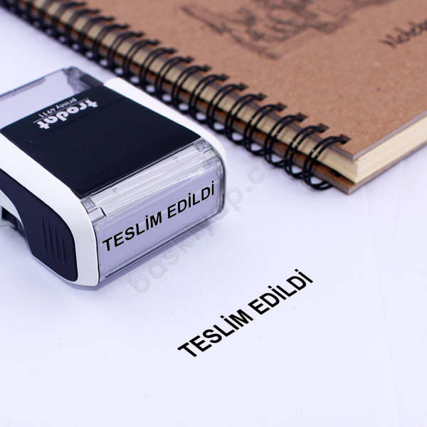 Trodat 4911 Teslim Edildi Kaşesi online tasarla