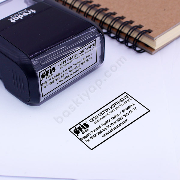 Trodat 4912  Çerçeve Ve Logolı Firma Kaşesi online tasarla