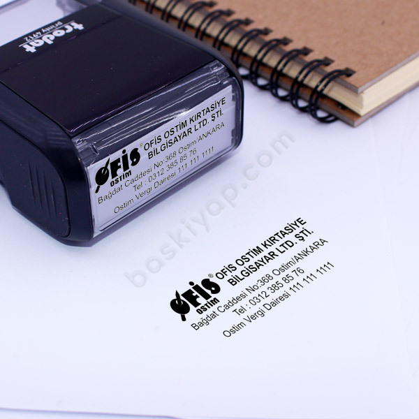 Trodat 4912 Firma Logolu Firma Kaşesi online tasarla