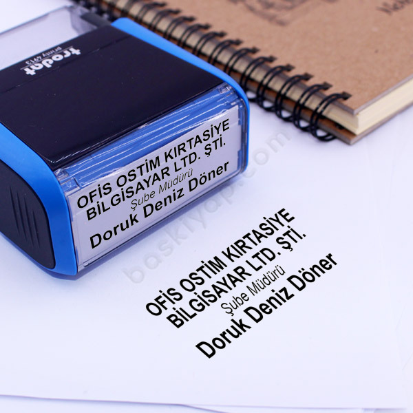 Trodat 4913  İsim Soyisimli Firma Kaşesi online tasarla