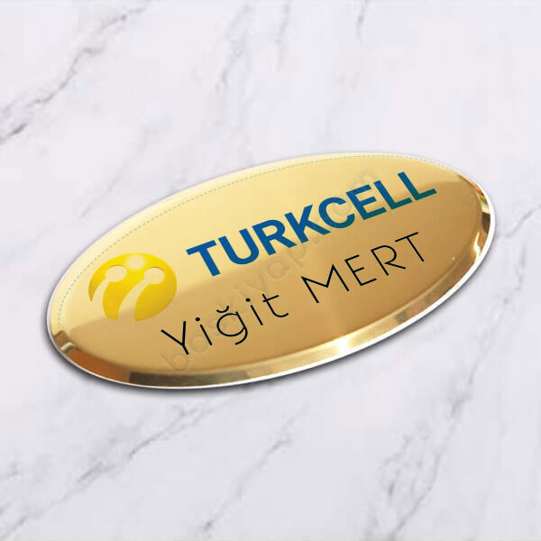 Türkcell Personel Yaka İsimliği online tasarla