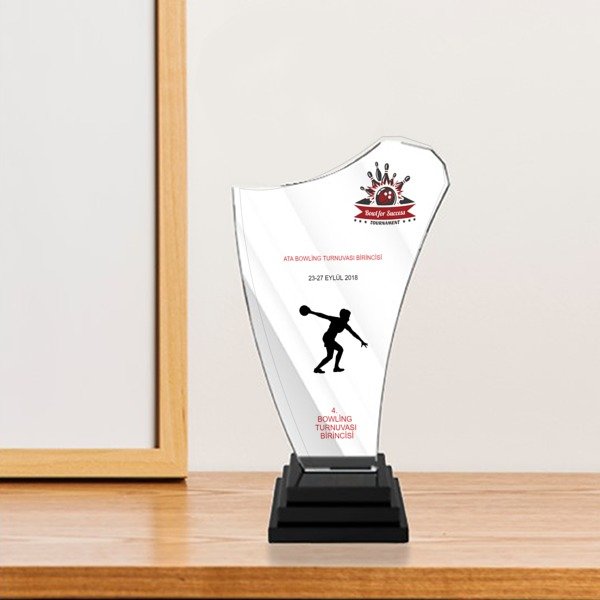 Turnuva Ekonomik Kristal Plaket online tasarla