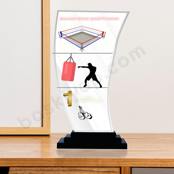 Turnuvalara Özel Kristal Plaket online tasarla