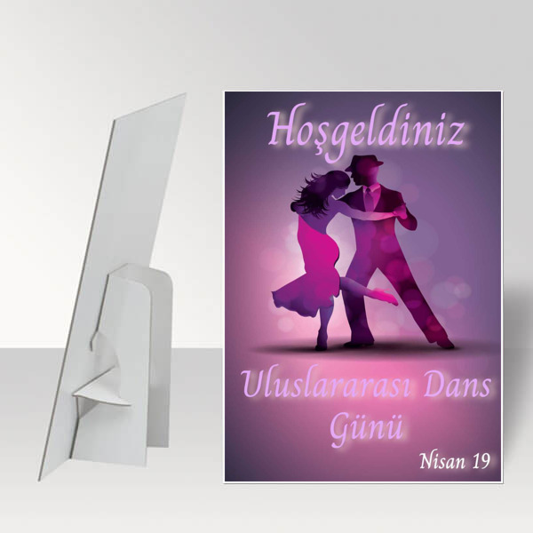 Uluslar Arası Dans Günü Hoşgeldiniz Ayaklı Pano online tasarla