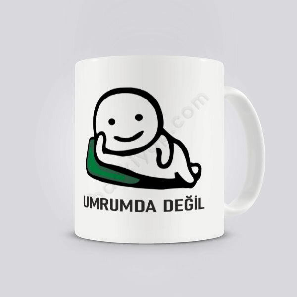 Umrumda Değil Tasarımlı Kupa online tasarla