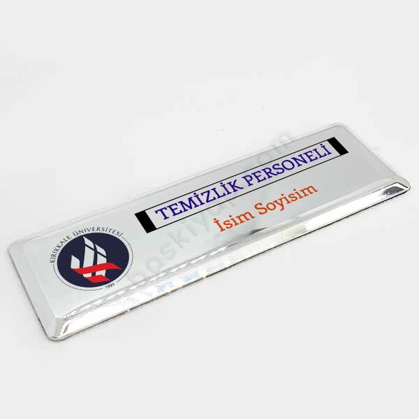 Üniversite Tasarımlı Personel Yaka İsimliği online tasarla