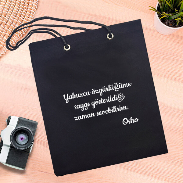 Ünlü Yazar Sözlü Bez Çanta online tasarla