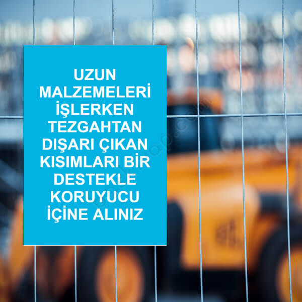 Uzun Malzemelere Koruyucu Takın Etiketi online tasarla