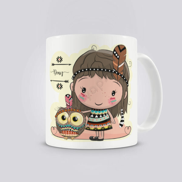 Vahşi Kız Tasarım Kendin Tasarla Kupa online tasarla