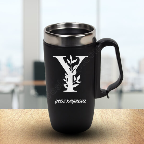 Y Harf Baskılı Termos Bardak online tasarla