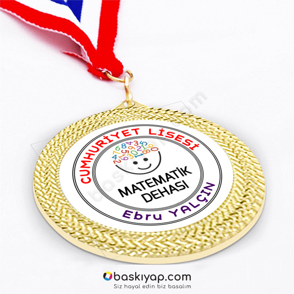 Yarışma Madalyonu online tasarla