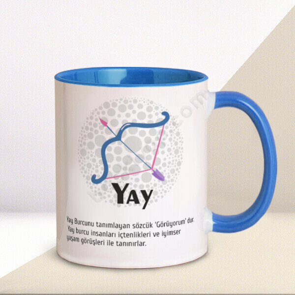 Yay Burcu Kişiye Özel Kupa Tasarımı online tasarla