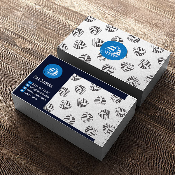 Yelkenli Kartvizit online tasarla