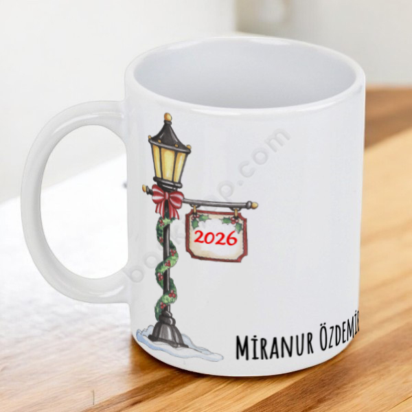 Yeni Yıl Kendin Tasarla Baskılı Kupa online tasarla