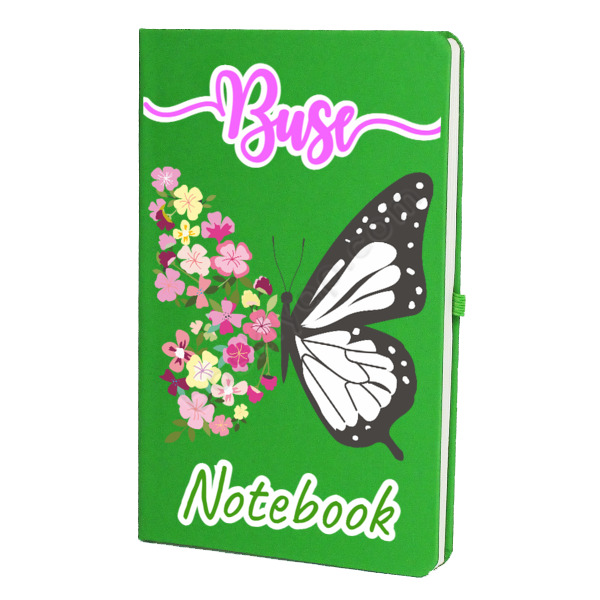 Kelebek Modelli Yeşil Ajanda online tasarla