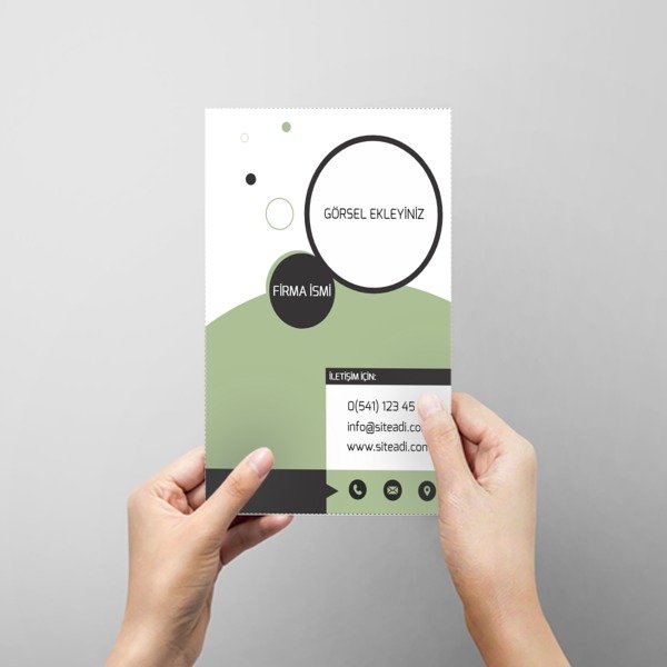 Yeşil Geometrik online tasarla