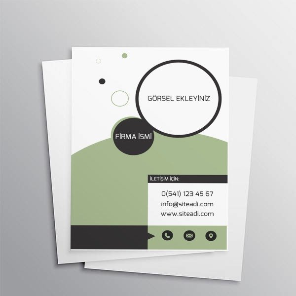 Yeşil Modern Geometrik online tasarla