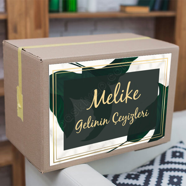 Yeşil Yapraklı online tasarla