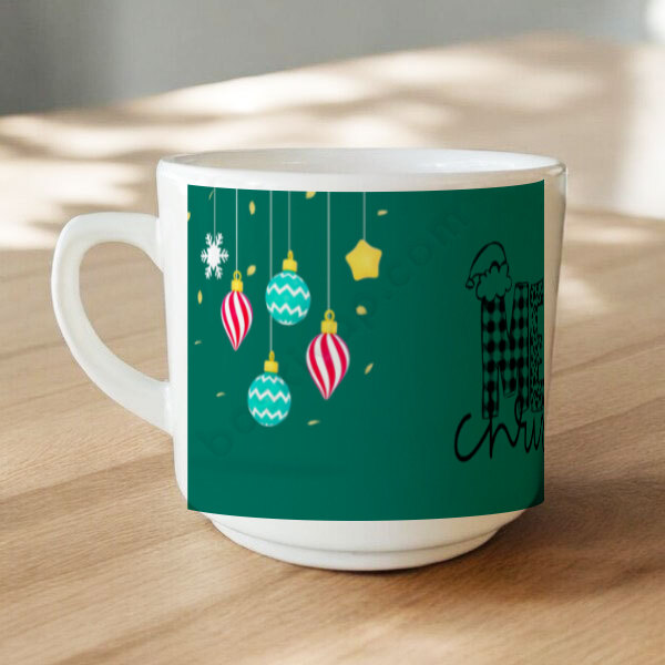 Yılbaşı İçin Baskılı Düz Kulplu Kişiye Özel Ekonomik Kupa online tasarla