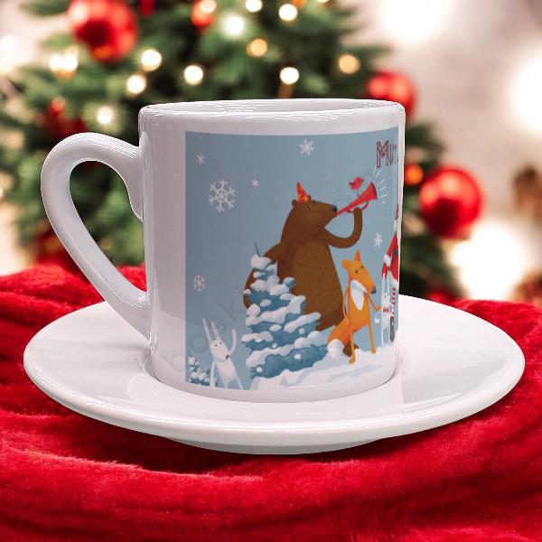 Yılbaşı Konsept Baskılı Fincan online tasarla