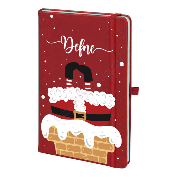 Yılbaşı Konseptli 4 Kırmızı Ajanda online tasarla