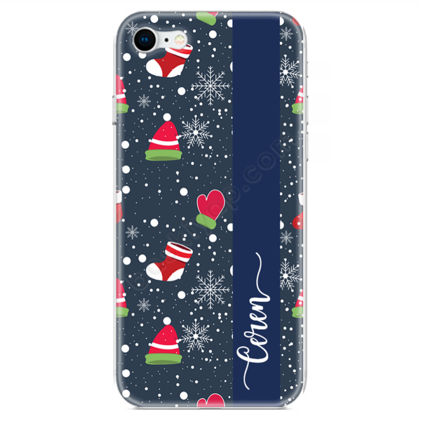 Yılbaşı Konseptli 4 Iphone  8 Telefon Kılıfı online tasarla