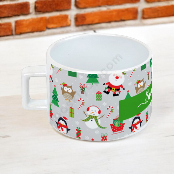 Yılbaşı Konseptli Nescafe Fincanı online tasarla