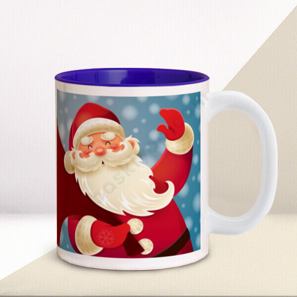 Yılbaşı Özel İçi Lacivert Kupa online tasarla