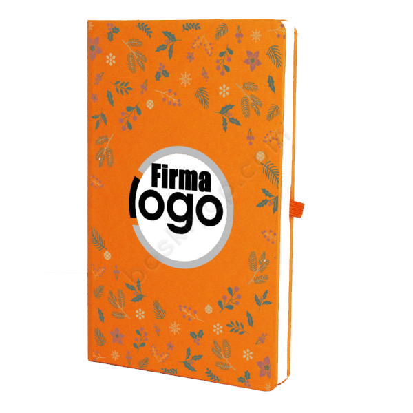 Yılbaşı Süsleri Tasarım Turuncu Ajanda Defter online tasarla