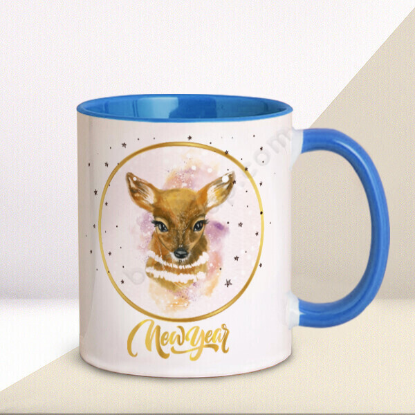 Yılbaşı Tasarımlı Kupa online tasarla