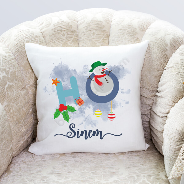 Yılbaşı Tasarım Yastık 3 online tasarla