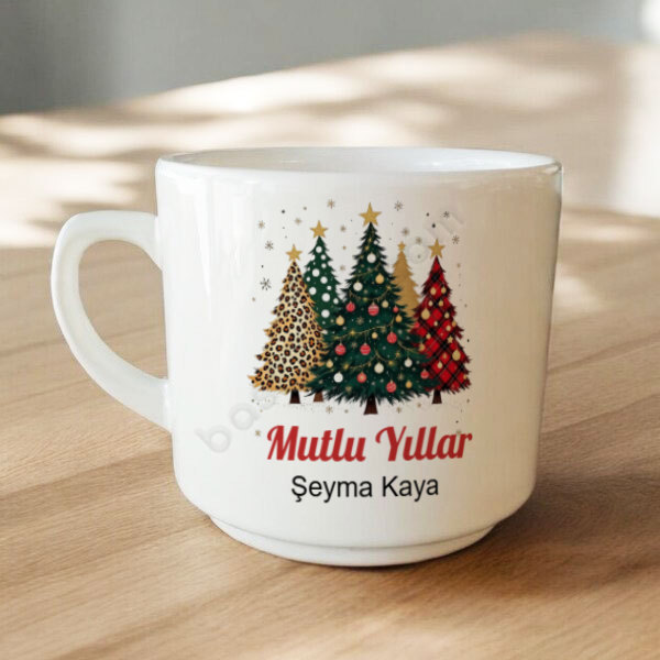 Yılbaşı Temalı Ekonomik Kupa online tasarla