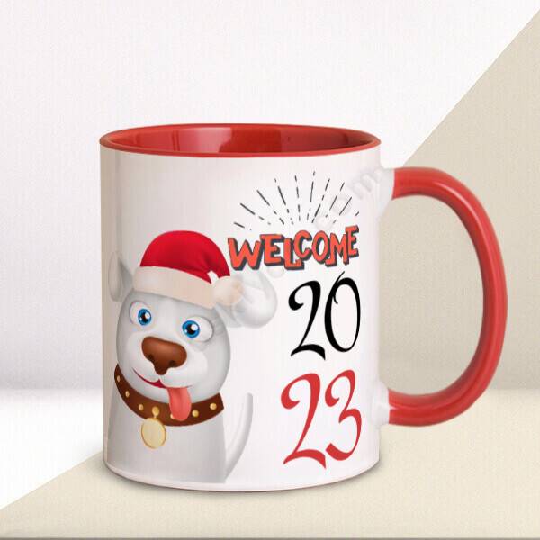 Yılbaşı Welcome 2021 Tasarım Kupa online tasarla