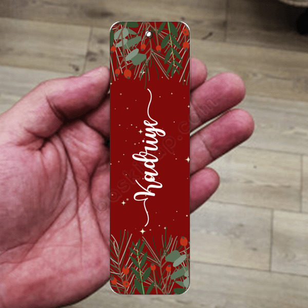 Yılbaşına Özel 2 Metal Kitap Ayracı online tasarla