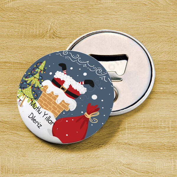 Yılbaşına Özel Buton Açacak 3 online tasarla