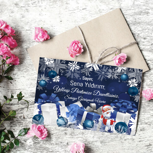 Yılbaşına Özel Davetiye online tasarla