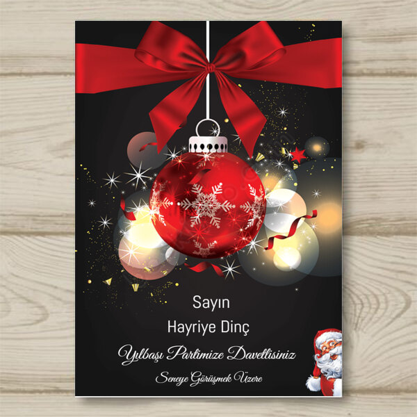 Yılbaşına Özel Davetiye 2 online tasarla