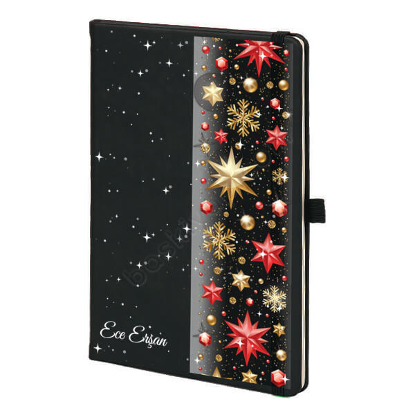 Yılbaşına Özel Siyah Ajanda 3 online tasarla