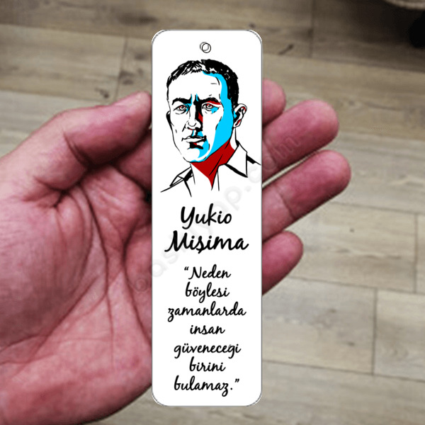 Yukio Mişima Tasarımlı Kitap Ayracı online tasarla
