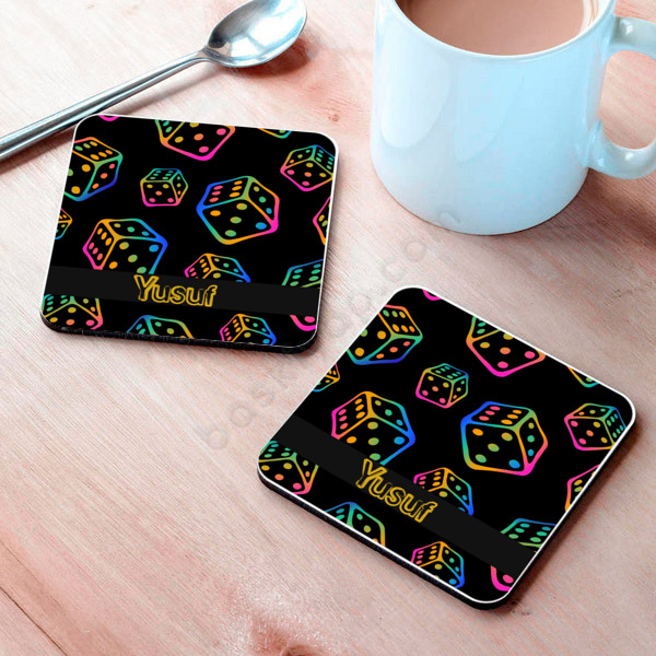 Zar Desenli Bardak Altlığı online tasarla